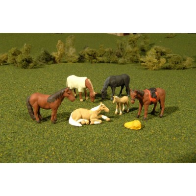 BAC33119 HO HORSES, 6 pc *1