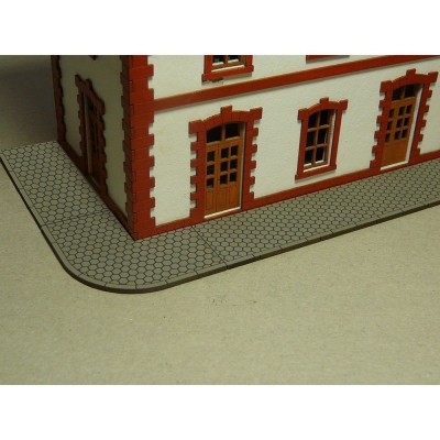 BAC39105 HO SCALE HEXAGON SIDEWALK