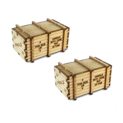 BAC39110 HO SCALE MACHINERY CRATES, 2/pk *1