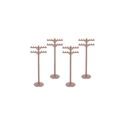 BAC42102 HO-TELEPHONE POLES (12pc) *1