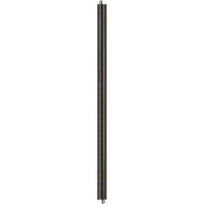 BAC44486 HO 36" STRAIGHT ALLOY E-Z TRACK (25 pcs), black steel