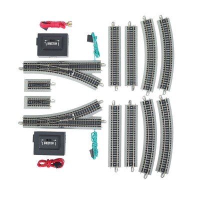 BAC44893 N NICKEL SILVER E-Z TRACK EXPANDER TRACK PACK