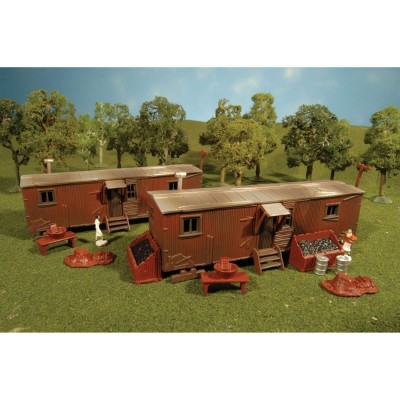 BAC45175 HO-RAILROAD WORK SHEDS(2 PER BOX) *1 *