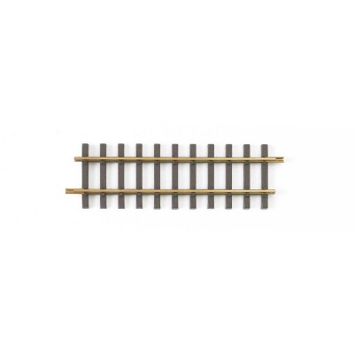 BAC94651 BRASS TRACK-LGE.SCALE-1' STRAIGHT(12)*12