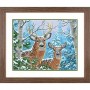 DIM91806 WHITETAIL WINTER, 14x11"