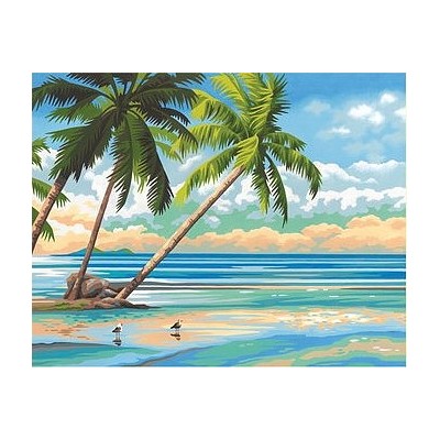 DIM91744 TROPICAL VIEW, 14x11