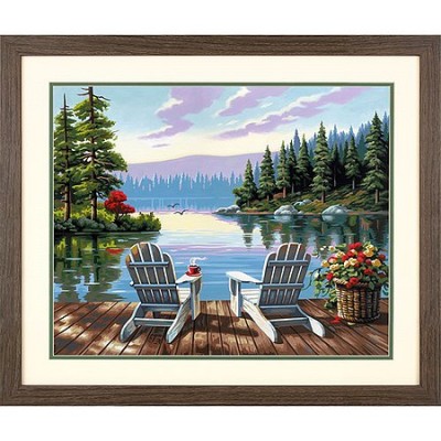 DIM91729 LAKESIDE MORNING, 20x16