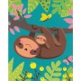 DIM91692 SLOTH AND BABY, 8x10