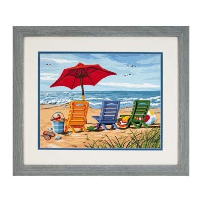 DIM91316 BEACH CHAIR TRIO, 14x11