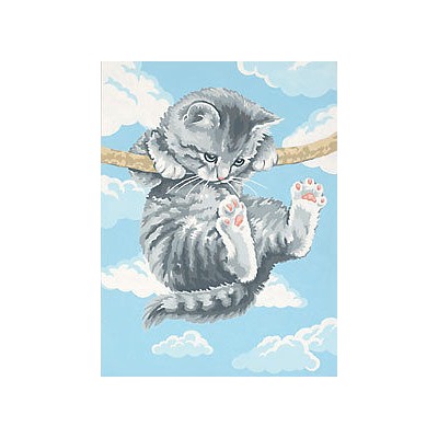 DIM91226 HANG ON KITTY, 9x12