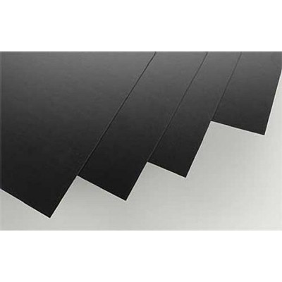 EVG9114 SHEETS- black .75mm THICK 8x21" 4/pk