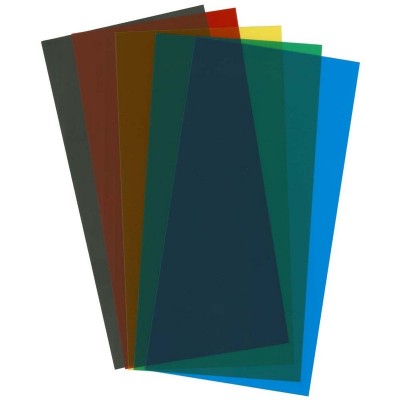 EVG9905 .010"THICK ASST 6"X12"(15X30CM)(5 asst colours) *1