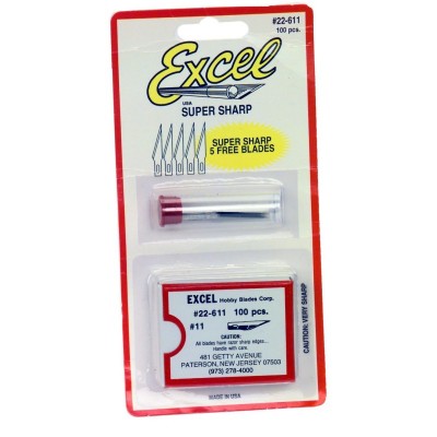 EXE22611 11 DOUBLE HONED BLADE (100pc)