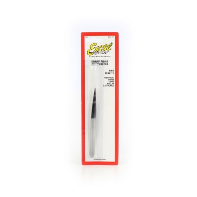 EXE30412 SHARP POINTED TWEEZERS 4 3/4"