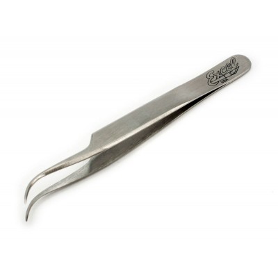 EXE30417 SLANT POINT TWEEZERS, polished, 4.5"