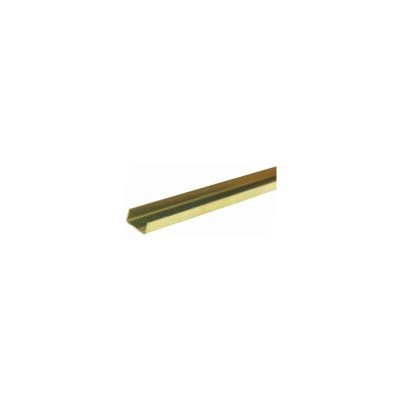 KSE9885 1/8 BRASS CHANNEL--300mm long *5