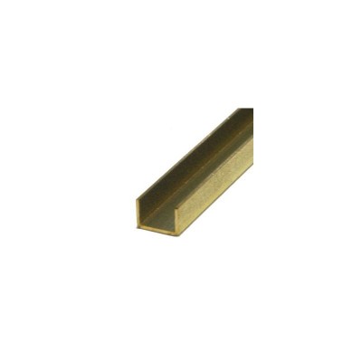 KSE9886 3/16 BRASS CHANNEL--300mm long *5