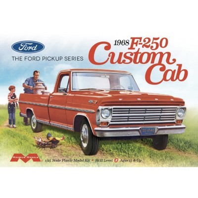 MOB2564 68 FORD F-250 CUSTOM CAB PICKUP 1/25