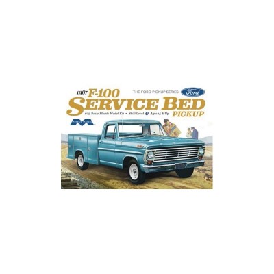 MOB1239 67 FORD F-100 SERVICE BED TRUCK 1/25