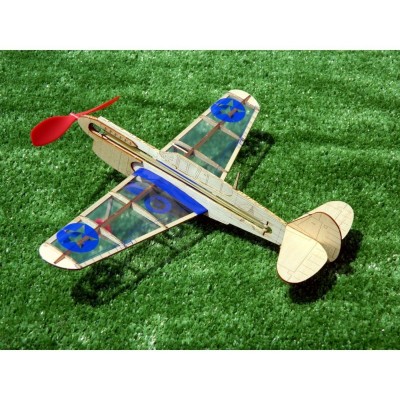 GUI4502 US WARHAWK BOXED GLIDER-rubber powered