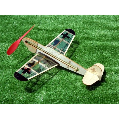 GUI4501 GERM. FIGHTER BOXED GLIDER-rubber powere