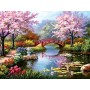 SUN36632 JAPANESE GARDEN IN BLOOM, 1000, 21