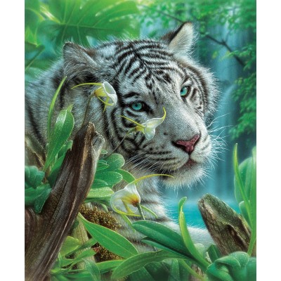 SUN21802 WHITE TIGER OF EDEN, 1000, 21