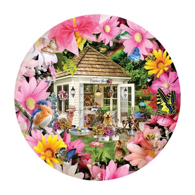 SUN35254 GARDEN SHED IN FLOWER, 500, 23