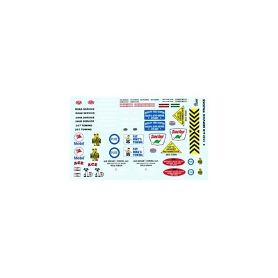 GOF11014 SERVICE TRUCKS DECAL SHEET