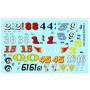 GOF11015 VINTAGE MODIFIED NUMBERS DECAL SHEET