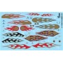 GOF11030 GOLD FLAMES DECAL SHEET