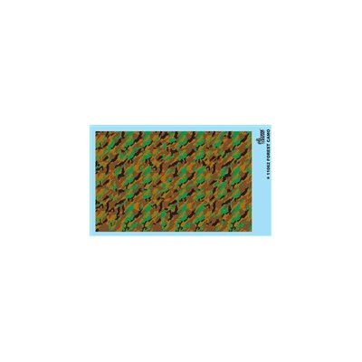 GOF11062 FOREST CAMOUFLAGE DECAL SHEET