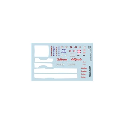 GOF12001 BUTCH LEAL DART DECAL SHEET *