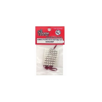 GOF20005 PHOTO ETCH SEATBELT KIT, burgundy