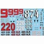 GOF11021 PONTIAC RACING DECAL SHEET *