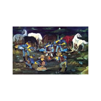 SUN46844 AT EASE (BUFFALO SOLDIERS) 550 21