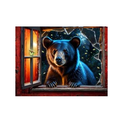 SUN71824 BEAR AND FIREFLIES, 500, 25