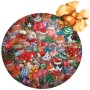 SUN98201 CAT CHRISTMAS ORNAMENT, shape 22x