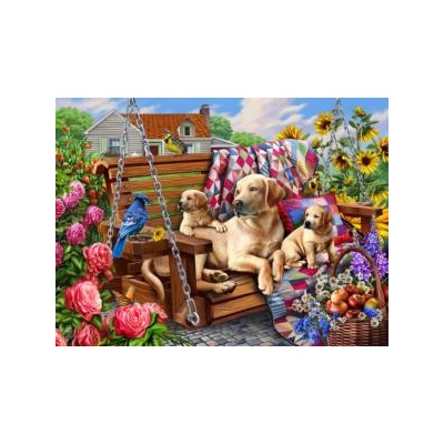 SUN70801 DOGS AND QUILTS, 1000, 25