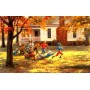 SUN19391 fall football, 550, 25