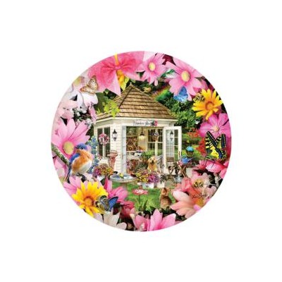 SUN35254 GARDEN SHED IN FLOWER, 500, 23