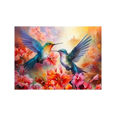 SUN77015 HUMMINGBIRD LOVE, 500+, 24