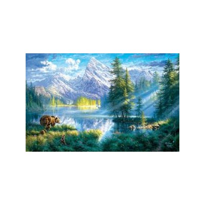 SUN69786 MOUNTAIN MORNING, 550 22