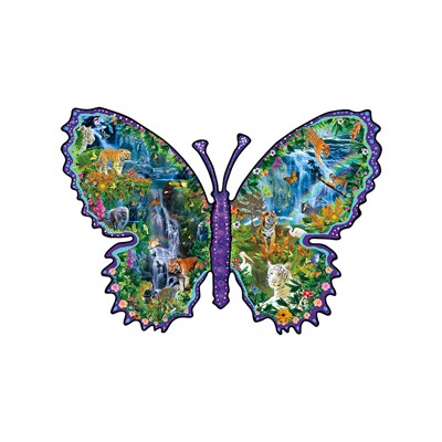 SUN95571 RAINFOREST BUTTERFLY, shape, 25