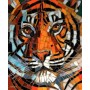 SUN70707 STAINED GLASS TIGER, 1000, 24