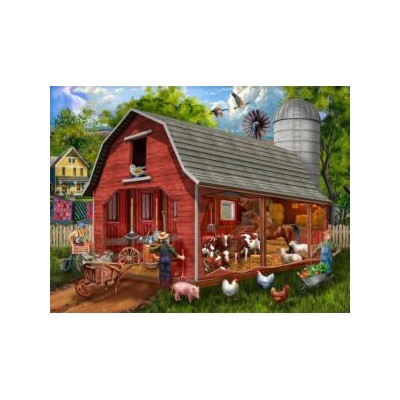 SUN23064 OLD RED BARN, 300, 24