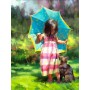 SUN11205 TEAL UMBRELLA, 500, 25