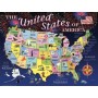 SUN37266 UNITED STATES MAP, 1000 22