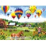 SUN62967 BALLOONS OVER FIELDS, 500, 17