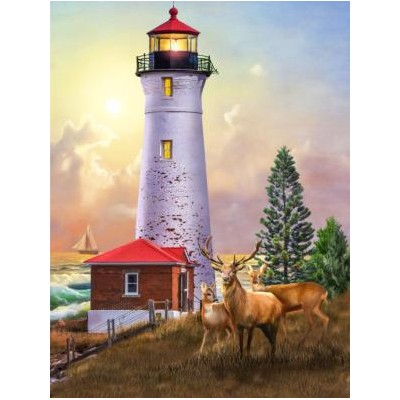 SUN28596 CRISP POINT LIGHTHOUSE, 500, 24